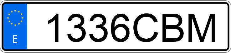 Numer rejestracyjny 1336CBM posiada RENAULT CLIO