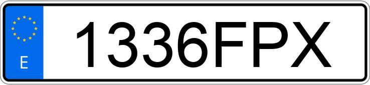 Numer rejestracyjny 1336FPX posiada PEUGEOT 207 Numer rejestracyjny 1336FPX posiada PEUGEOT 207