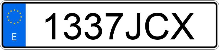 Numer rejestracyjny 1337JCX posiada FORD MONDEO