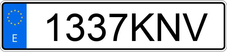 Numer rejestracyjny 1337KNV posiada SEAT LEON Numer rejestracyjny 1337KNV posiada SEAT LEON