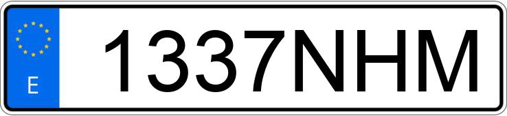 Numer rejestracyjny 1337NHM posiada MAN TGS Numer rejestracyjny 1337NHM posiada MAN TGS