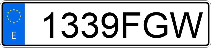 Numer rejestracyjny 1339FGW posiada SEAT ALTEA