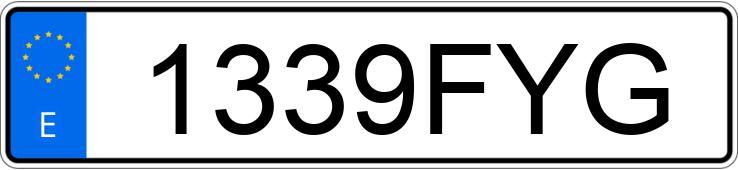 Numer rejestracyjny 1339FYG posiada FORD FOCUS Numer rejestracyjny 1339FYG posiada FORD FOCUS