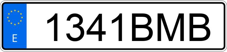 Numer rejestracyjny 1341BMB posiada FORD SIERRA