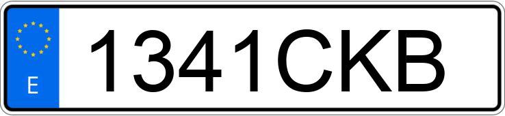 Numer rejestracyjny 1341CKB posiada RENAULT MEGANE