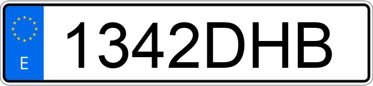 Numer rejestracyjny 1342DHB posiada SEAT CORDOBA