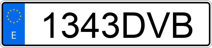 Numer rejestracyjny 1343DVB posiada RENAULT CLIO