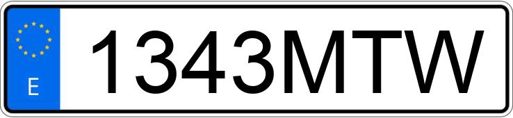 Numer rejestracyjny 1343MTW posiada SKODA FABIA Numer rejestracyjny 1343MTW posiada SKODA FABIA