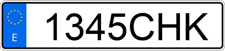 Numer rejestracyjny 1345CHK posiada SEAT TOLEDO