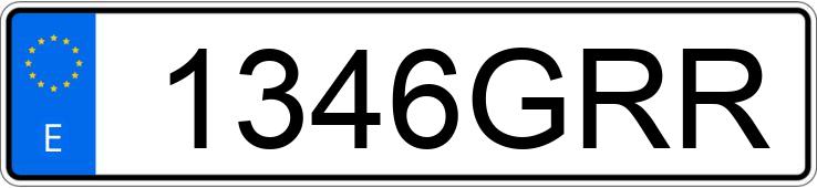 Numer rejestracyjny 1346GRR posiada PEUGEOT 207