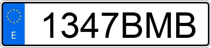 Numer rejestracyjny 1347BMB posiada MAN F 2000 EVOLUTION