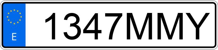 Numer rejestracyjny 1347MMY posiada TOYOTA PROACE VERSO