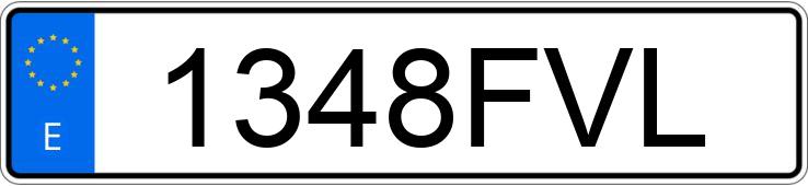 Numer rejestracyjny 1348FVL posiada PIAGGIO CARNABY