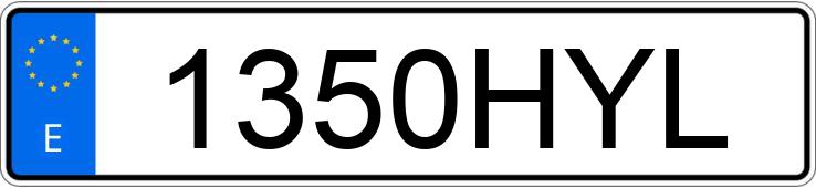 Numer rejestracyjny 1350HYL posiada MERCEDES VITO Numer rejestracyjny 1350HYL posiada MERCEDES VITO