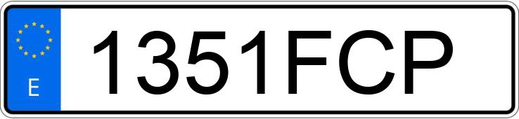 Numer rejestracyjny 1351FCP posiada BMW SERIE 3