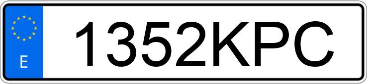 Die Registrierungsnummer 1352KPC hat PEUGEOT 508