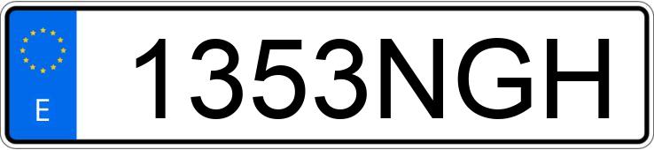 Numer rejestracyjny 1353NGH posiada BMW X2