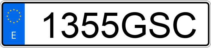 Numer rejestracyjny 1355GSC posiada PEUGEOT 3008