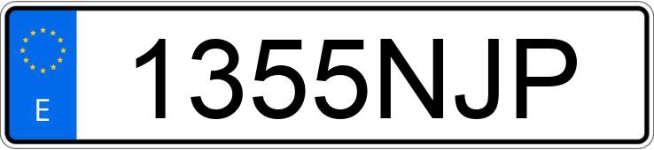 Numer rejestracyjny 1355NJP posiada CITROEN C3