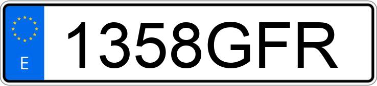 Numer rejestracyjny 1358GFR posiada FORD MONDEO