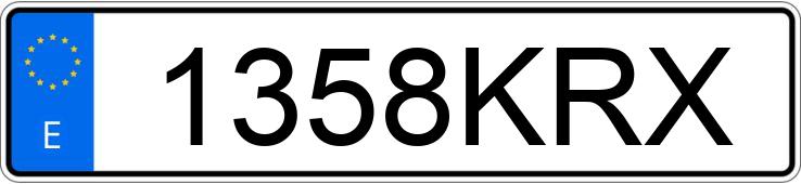 Numer rejestracyjny 1358KRX posiada TOYOTA LAND CRUISER