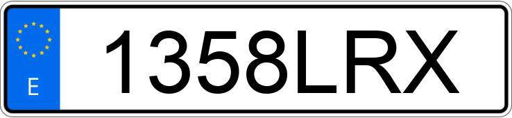 Numer rejestracyjny 1358LRX posiada TOYOTA YARIS