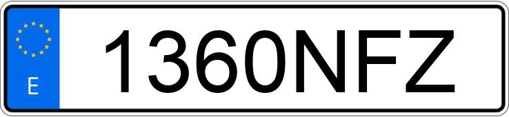 Numer rejestracyjny 1360NFZ posiada MERCEDES CLA (118)
