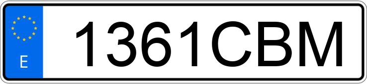 Numer rejestracyjny 1361CBM posiada RENAULT MEGANE