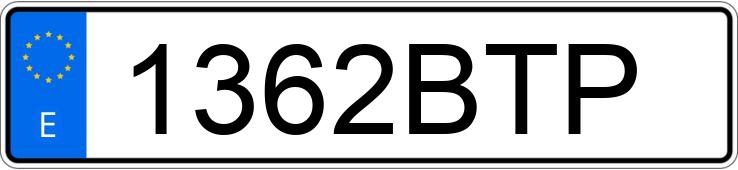 Numer rejestracyjny 1362BTP posiada CITROEN BERLINGO