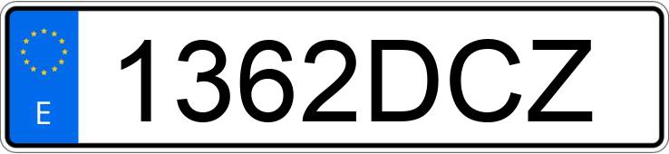 Numer rejestracyjny 1362DCZ posiada RENAULT MEGANE Numer rejestracyjny 1362DCZ posiada RENAULT MEGANE