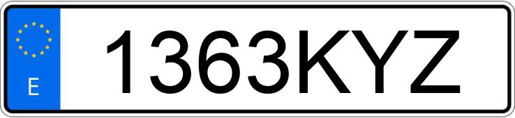 Numer rejestracyjny 1363KYZ posiada OPEL COMBO Numer rejestracyjny 1363KYZ posiada OPEL COMBO