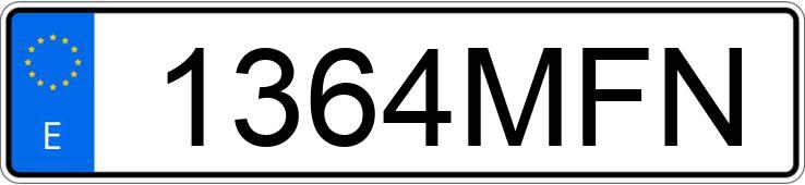 Numer rejestracyjny 1364MFN posiada MINI COUNTRYMAN