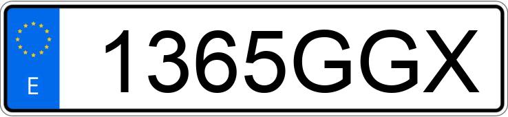 Numer rejestracyjny 1365GGX posiada TOYOTA AYGO