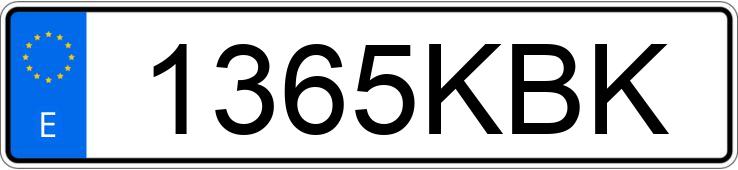 Numer rejestracyjny 1365KBK posiada RENAULT CAPTUR