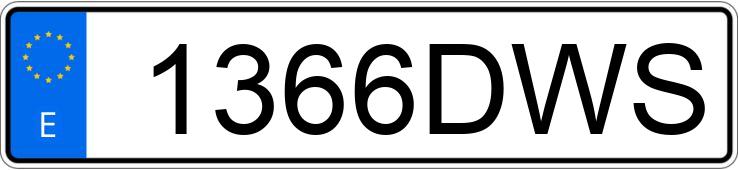 Numer rejestracyjny 1366DWS posiada SEAT TOLEDO