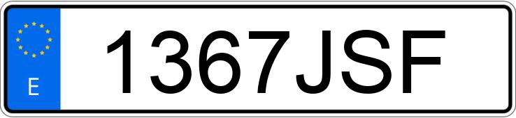 Numer rejestracyjny 1367JSF posiada TOYOTA LAND CRUISER