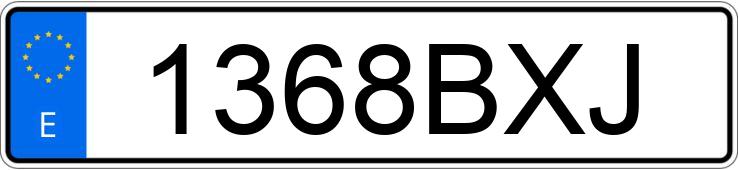 Numer rejestracyjny 1368BXJ posiada CITROEN SAXO