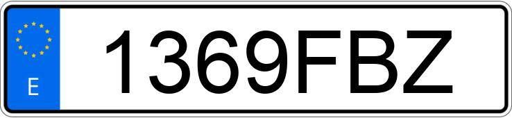 Numer rejestracyjny 1369FBZ posiada OPEL ASTRA