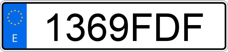 Numer rejestracyjny 1369FDF posiada SEAT LEON