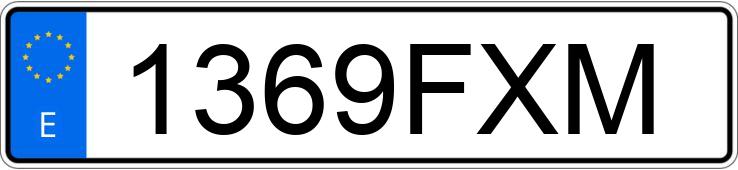 Numer rejestracyjny 1369FXM posiada OPEL ASTRA