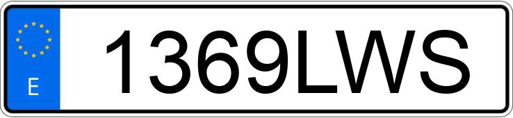 Il numero di registrazione 1369LWS ha FORD FIESTA Il numero di registrazione 1369LWS ha FORD FIESTA