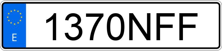 Numer rejestracyjny 1370NFF posiada CITROEN C3