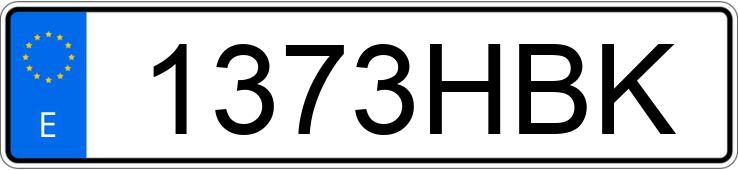 Numer rejestracyjny 1373HBK posiada SEAT IBIZA Numer rejestracyjny 1373HBK posiada SEAT IBIZA