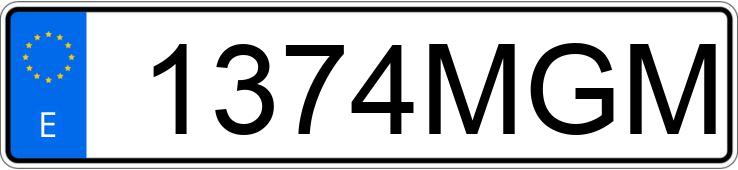 Numer rejestracyjny 1374MGM posiada PORSCHE 911 Numer rejestracyjny 1374MGM posiada PORSCHE 911