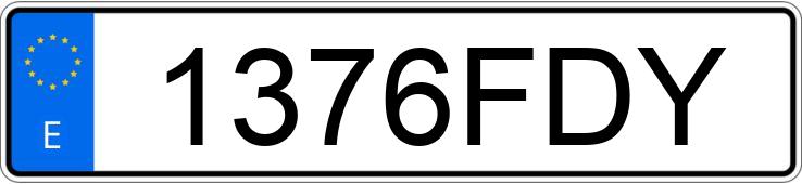 Numer rejestracyjny 1376FDY posiada PEUGEOT 307 Numer rejestracyjny 1376FDY posiada PEUGEOT 307