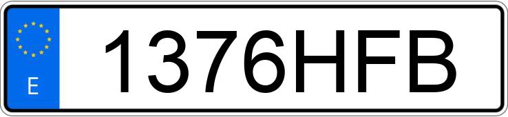 Numer rejestracyjny 1376HFB posiada VOLKSWAGEN SCIROCCO