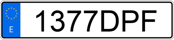 Numer rejestracyjny 1377DPF posiada SEAT IBIZA Numer rejestracyjny 1377DPF posiada SEAT IBIZA