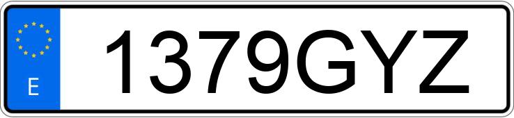 Numer rejestracyjny 1379GYZ posiada TOYOTA LAND CRUISER