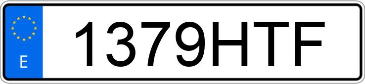 Le numéro d’enregistrement 1379HTF a VOLKSWAGEN POLO