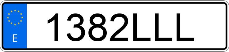 Numer rejestracyjny 1382LLL posiada MERCEDES GLB (247)